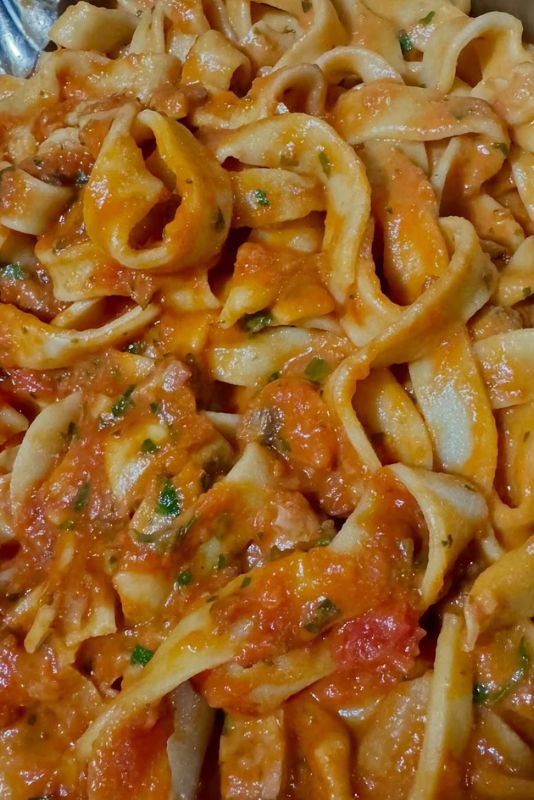 piatto di pasta fresca nel nostro ristorante di Messina